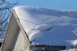 snow on the roof, roofing problem