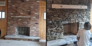 Fireplace, Chimney and Masonry services - Roofing by Bruce